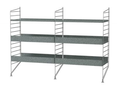 String Outdoor Floor Shelf System A String Furniture